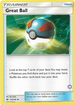 Image of Great Ball (119/149) (Deck Exclusive #25) [Sun & Moon: Trainer Kit - Alolan Sandslash]