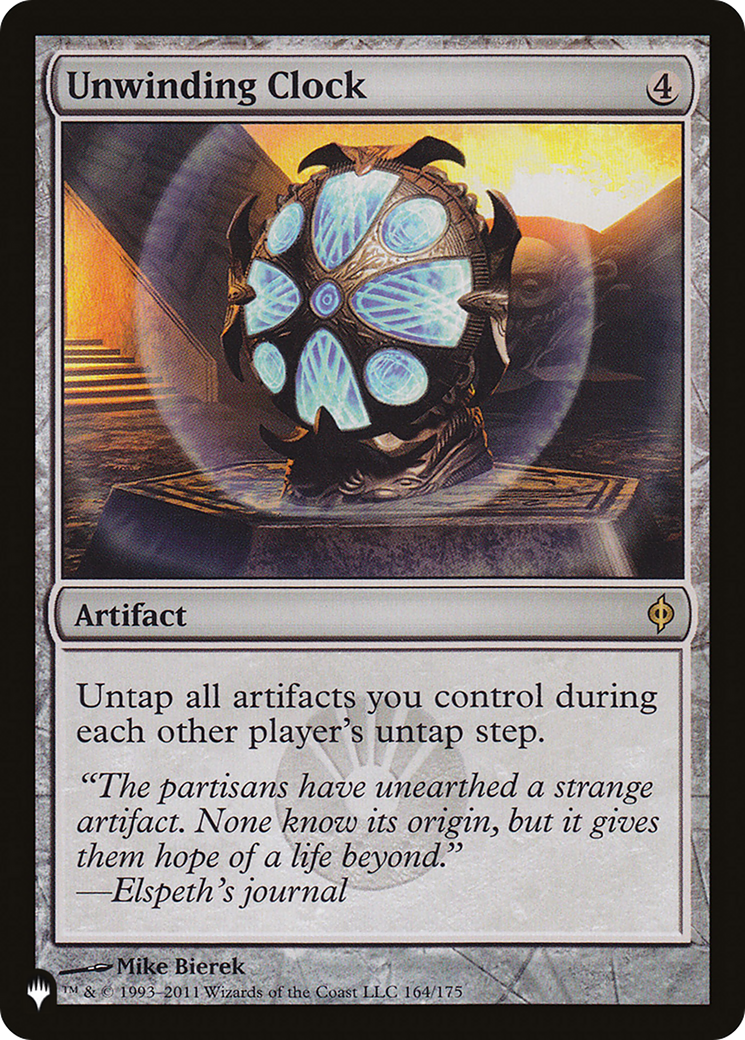 Image of Unwinding Clock [The List]