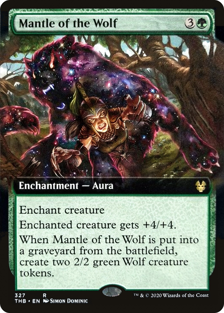 Image of Mantle of the Wolf (Extended Art) [Theros Beyond Death]
