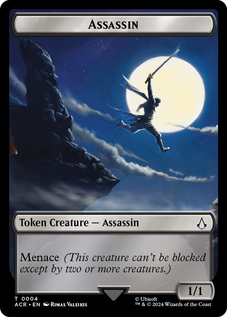 Image of Assassin // Phobos Double-Sided Token [Assassin's Creed Tokens]