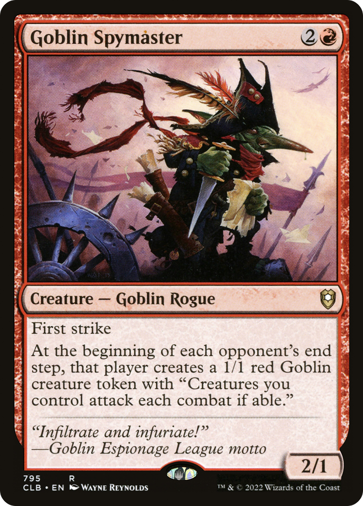 Image of Goblin Spymaster [Commander Legends: Battle for Baldur's Gate]