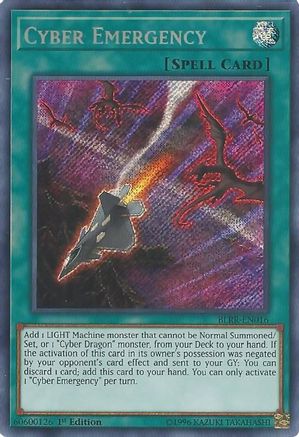 Image of Cyber Emergency [BLRR-EN016] Secret Rare