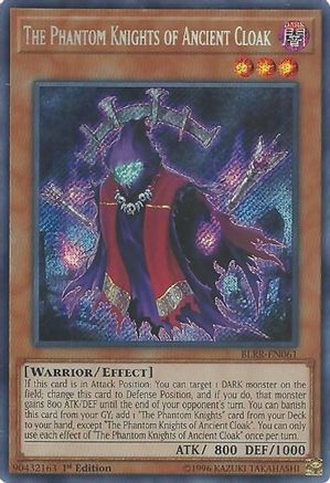 Image of The Phantom Knights of Ancient Cloak [BLRR-EN061] Secret Rare
