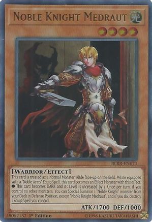 Image of Noble Knight Medraut [BLRR-EN071] Ultra Rare