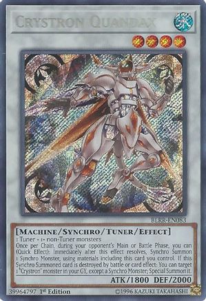 Image of Crystron Quandax [BLRR-EN083] Secret Rare