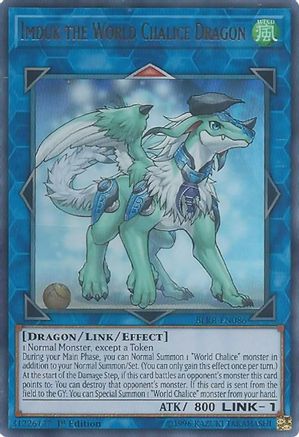 Image of Imduk the World Chalice Dragon [BLRR-EN086] Ultra Rare