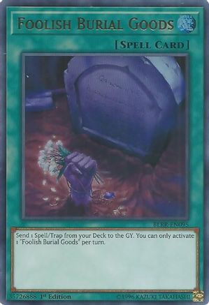Image of Foolish Burial Goods [BLRR-EN095] Ultra Rare