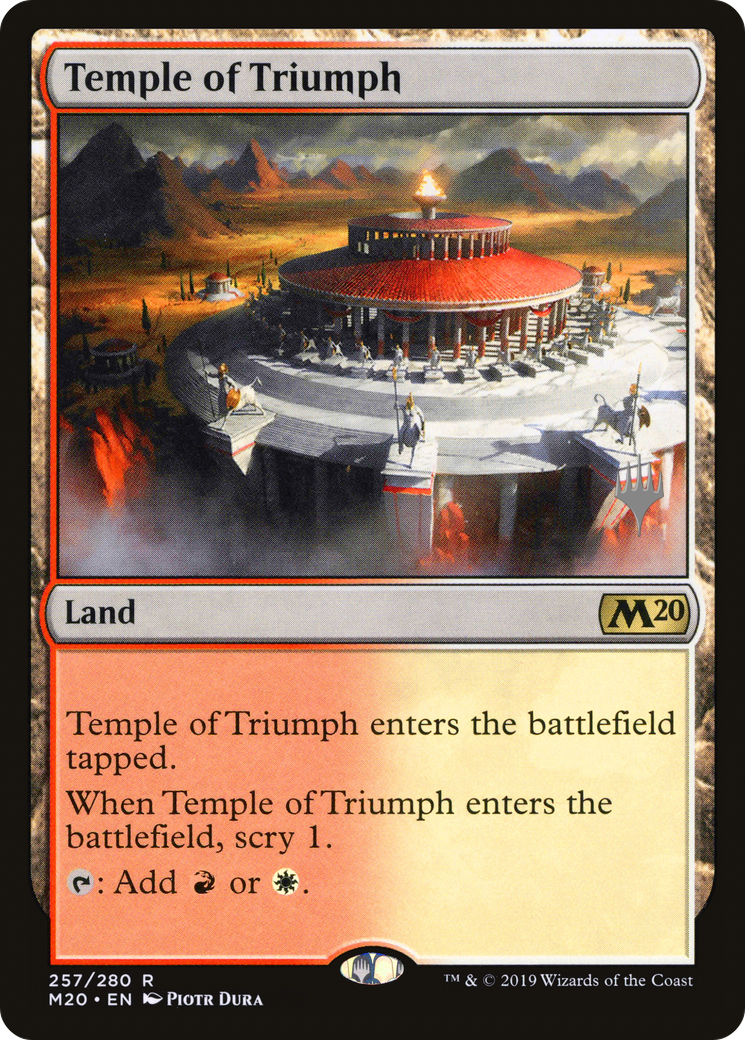 Image of Temple of Triumph (Promo Pack) [Core Set 2020 Promos]