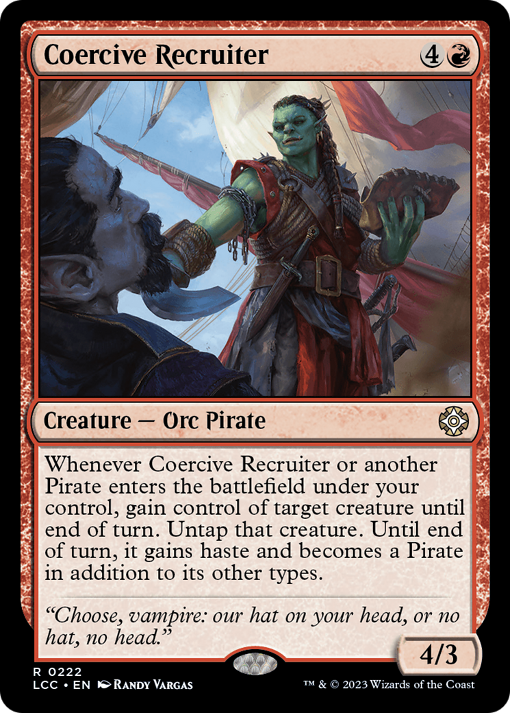 Image of Coercive Recruiter [The Lost Caverns of Ixalan Commander]