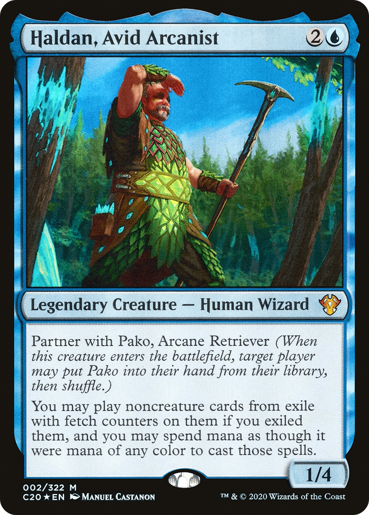 Image of Haldan, Avid Arcanist [Commander 2020]