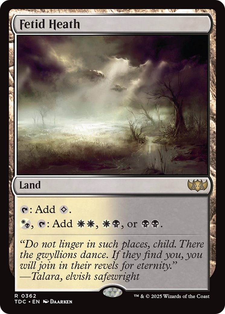 Image of Fetid Heath [Tarkir: Dragonstorm Commander]