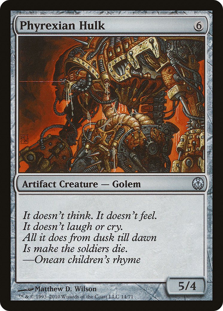 Image of Phyrexian Hulk [Duel Decks: Phyrexia vs. the Coalition]