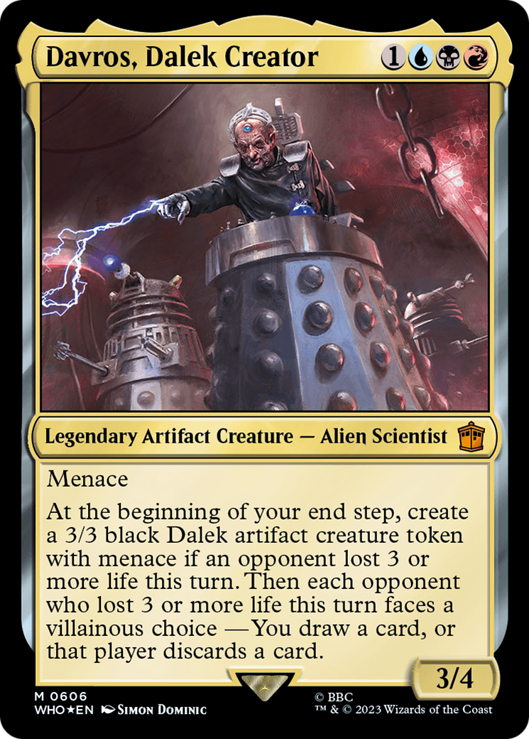 Image of Davros, Dalek Creator (Surge Foil) [Doctor Who]