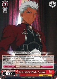 Image of Familiar's Work, Archer (FS/S34-TE17 TD) [Fate/Stay Night [Unlimited Blade Works]]