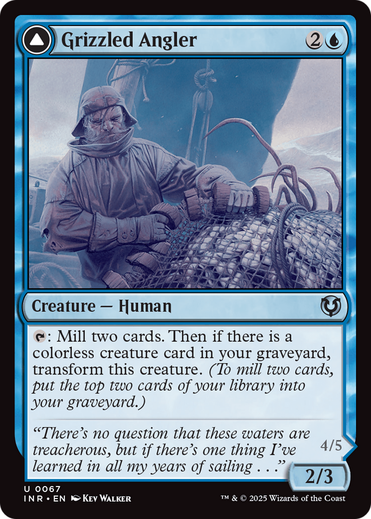 Image of Grizzled Angler // Grisly Anglerfish [Innistrad Remastered]