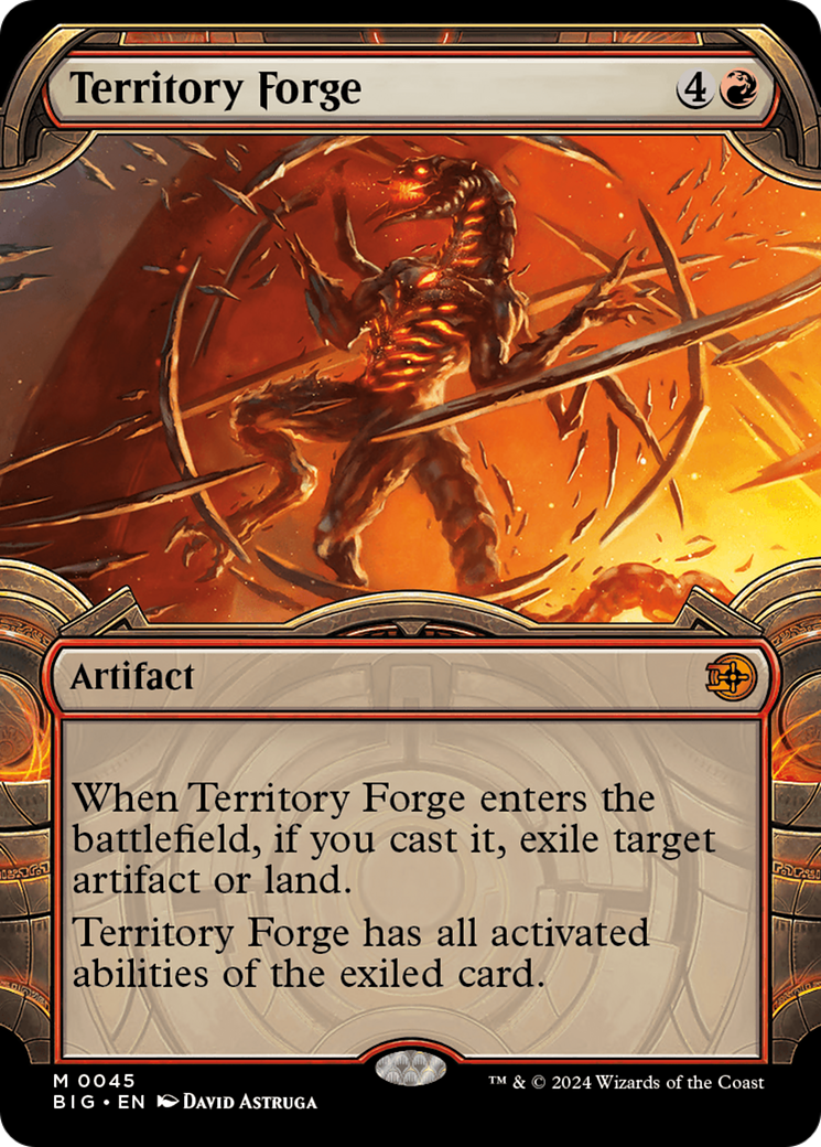 Image of Territory Forge (Showcase) [Outlaws of Thunder Junction: The Big Score]