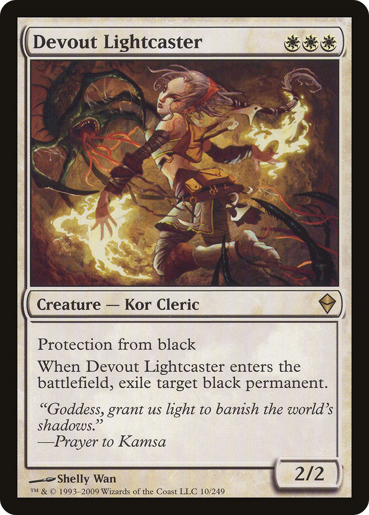 Image of Devout Lightcaster [Zendikar]