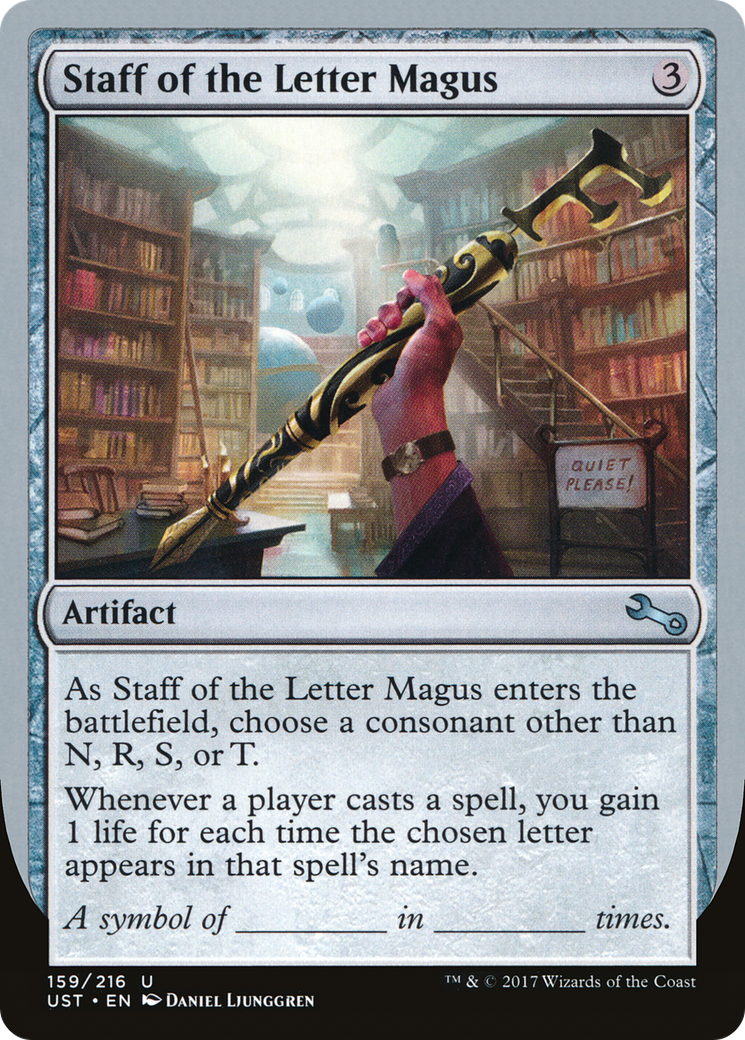Image of Staff of the Letter Magus [Unstable]