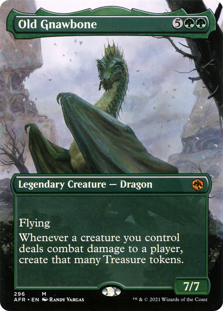 Image of Old Gnawbone (Borderless Alternate Art) [Dungeons & Dragons: Adventures in the Forgotten Realms]