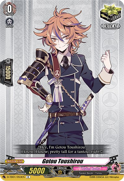 Image of Gotou Toushirou (D-TB01/053EN) [Touken Ranbu: ONLINE 2021]