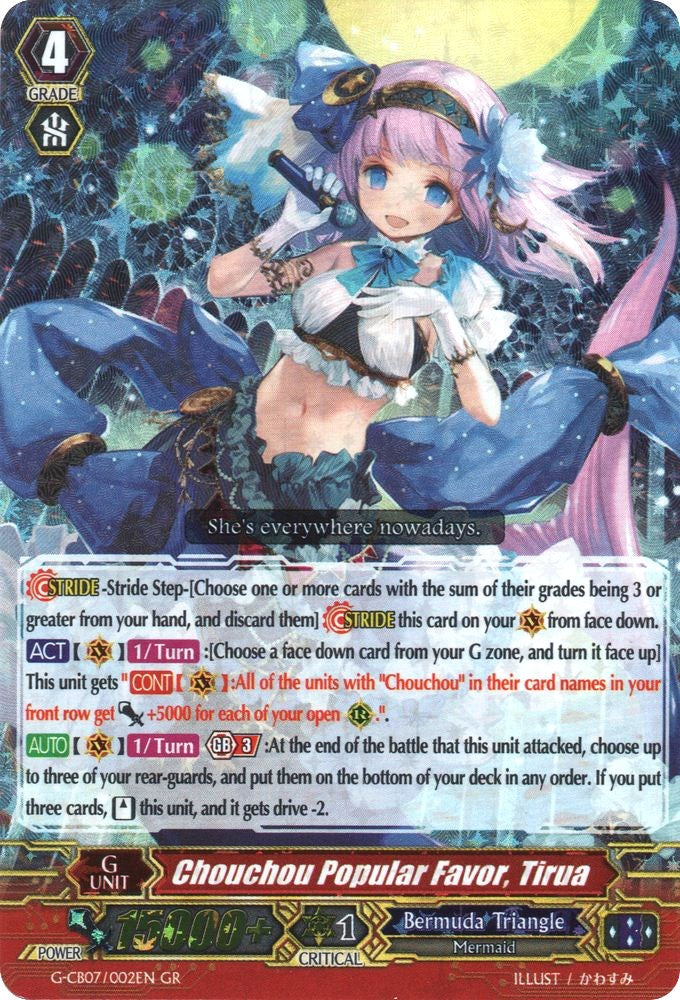 Image of Chouchou Popular Favor, Tirua (G-CB07/002EN) [Divas' Festa]
