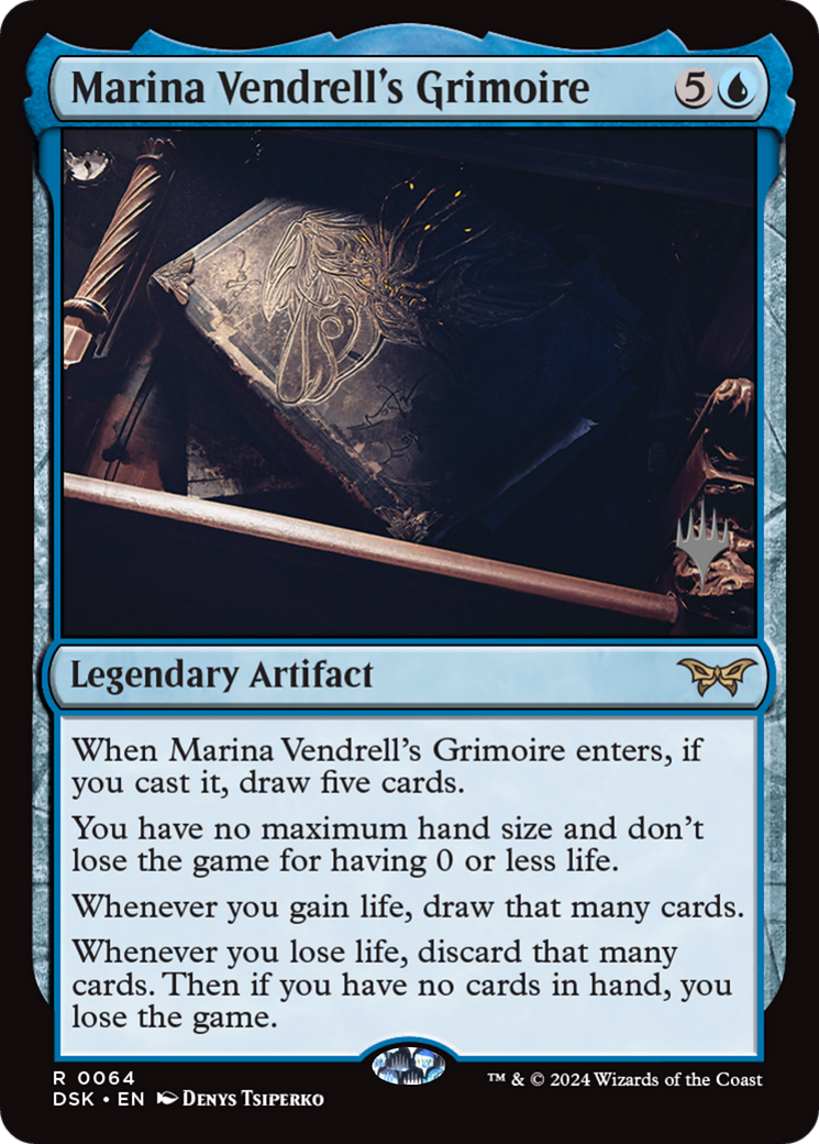 Image of Marina Vendrell's Grimoire (Promo Pack) [Duskmourn: House of Horror Promos]