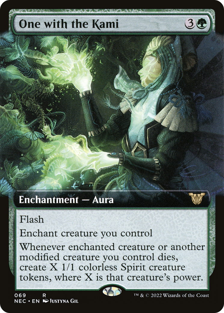 Image of One with the Kami (Extended Art) [Kamigawa: Neon Dynasty Commander]