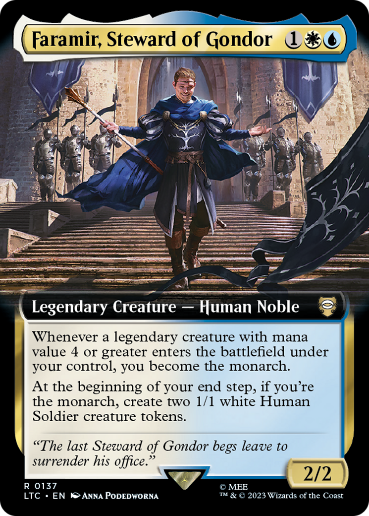 Image of Faramir, Steward of Gondor (Extended Art) [The Lord of the Rings: Tales of Middle-Earth Commander]