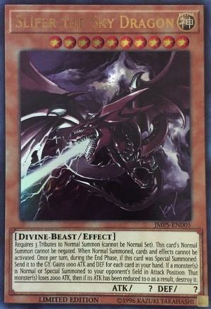 Image of Slifer the Sky Dragon [JMPS-EN005] Ultra Rare