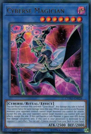 Image of Cyberse Magician [CYHO-EN026] Ultra Rare