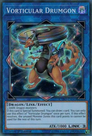 Image of Vorticular Drumgon [CYHO-EN041] Super Rare