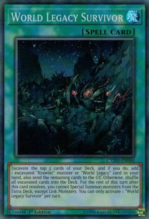 Image of World Legacy Survivor [CYHO-EN060] Super Rare