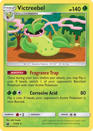 Image of Victreebel (3/168) [Sun & Moon: Celestial Storm]