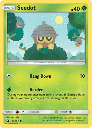 Image of Seedot (11/168) [Sun & Moon: Celestial Storm]