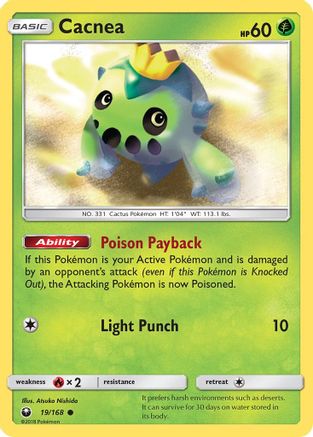 Image of Cacnea (19/168) [Sun & Moon: Celestial Storm]