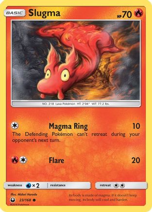 Image of Slugma (23/168) [Sun & Moon: Celestial Storm]