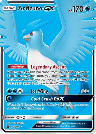 Image of Articuno GX (154/168) [Sun & Moon: Celestial Storm]