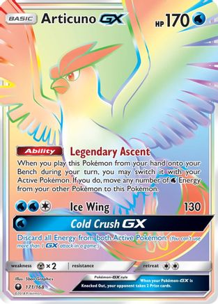 Image of Articuno GX (171/168) [Sun & Moon: Celestial Storm]