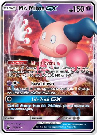 Image of Mr. Mime GX (56/168) [Sun & Moon: Celestial Storm]