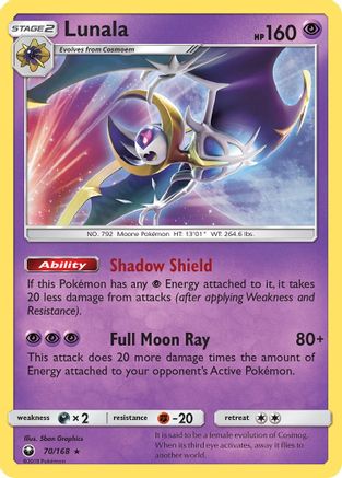 Image of Lunala (70/168) [Sun & Moon: Celestial Storm]
