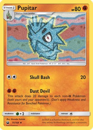 Image of Pupitar (75/168) [Sun & Moon: Celestial Storm]
