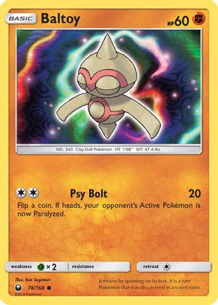 Image of Baltoy (78/168) [Sun & Moon: Celestial Storm]
