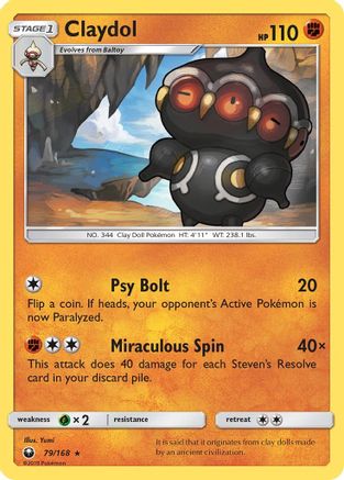 Image of Claydol (79/168) [Sun & Moon: Celestial Storm]