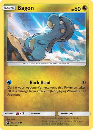 Image of Bagon (103/168) [Sun & Moon: Celestial Storm]