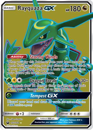 Image of Rayquaza GX (160/168) [Sun & Moon: Celestial Storm]