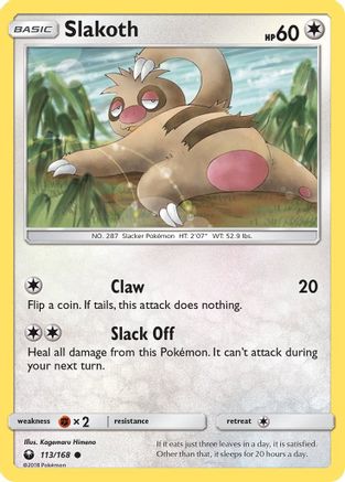 Image of Slakoth (113/168) [Sun & Moon: Celestial Storm]