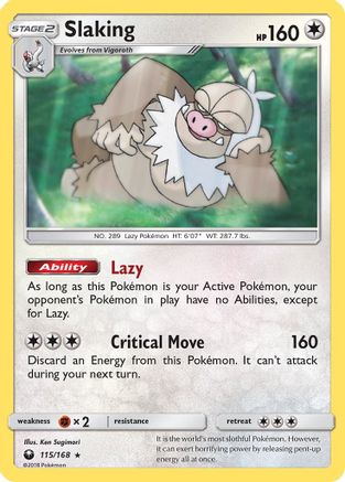 Image of Slaking (115/168) [Sun & Moon: Celestial Storm]