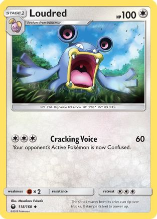 Image of Loudred (118/168) [Sun & Moon: Celestial Storm]