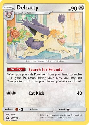 Image of Delcatty (121/168) [Sun & Moon: Celestial Storm]