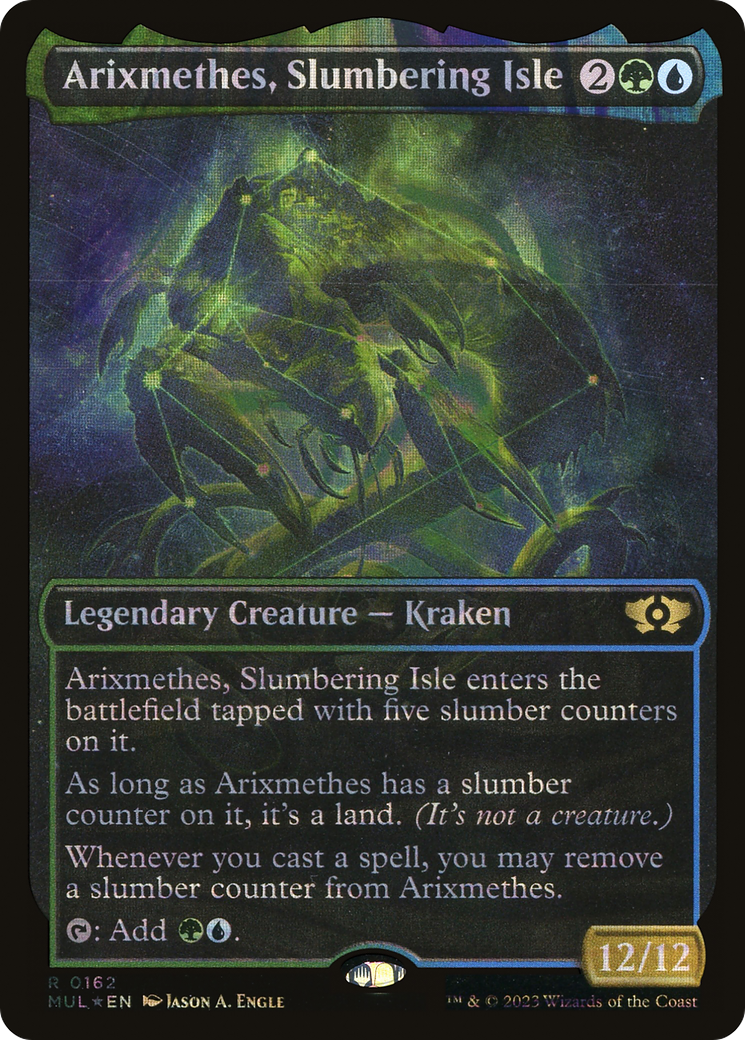 Image of Arixmethes, Slumbering Isle (Halo Foil) [Multiverse Legends]